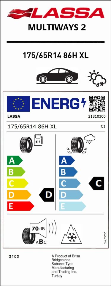 175/65R14 86H XL MULTIWAYS 2