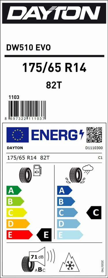 175/65R14 82T DW510E
