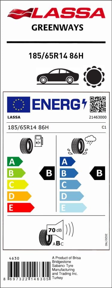 185/65R14 86H GREENWAYS