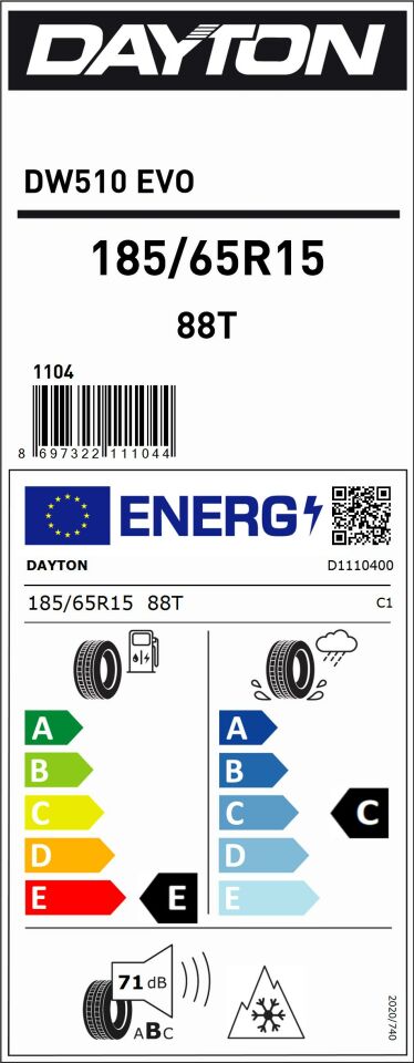 185/65R15 88T DW510E