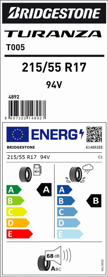 215/55R17 94V T005