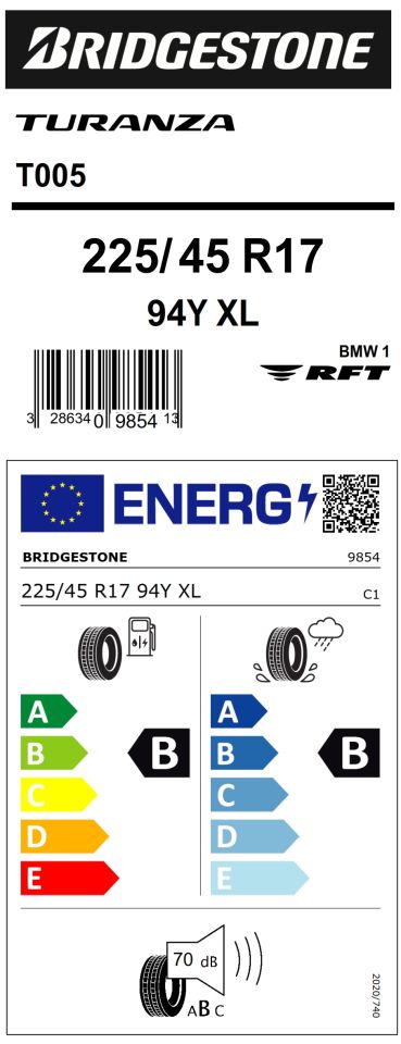 225/45R17 94Y XL T005 RFT